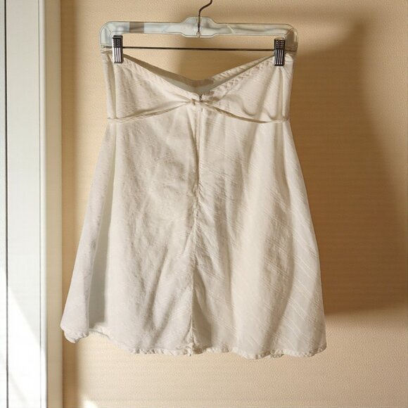 Roxy White Cotton Mini Skirt Size 5 Small – Surf Skate Y2K Festival Boho - Picture 4 of 9